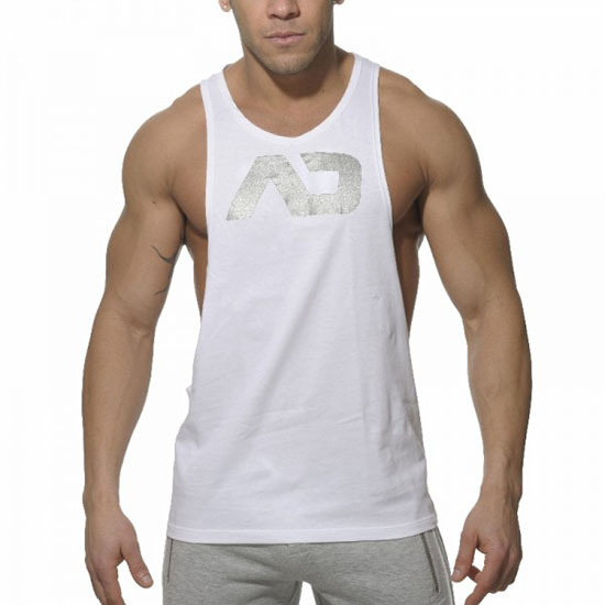 Addicted Hombre Chaleco Blanco Blateado